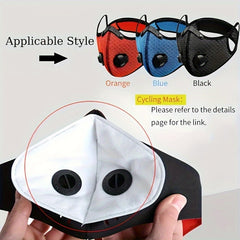 Winter Cycling Mask 10PCS Set Anti Fog Windproof Warm Mask Filtering Accessories