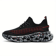 Men's Knitted Lightweight Running Shoes Spring Summer