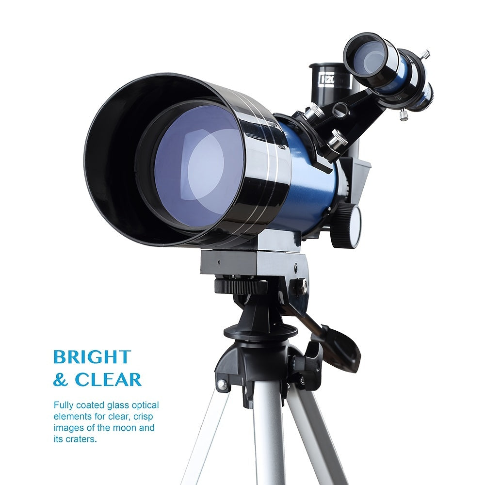 70mm Astronomical Telescope w/Stargazing Mirror - Ideal Children's Gift