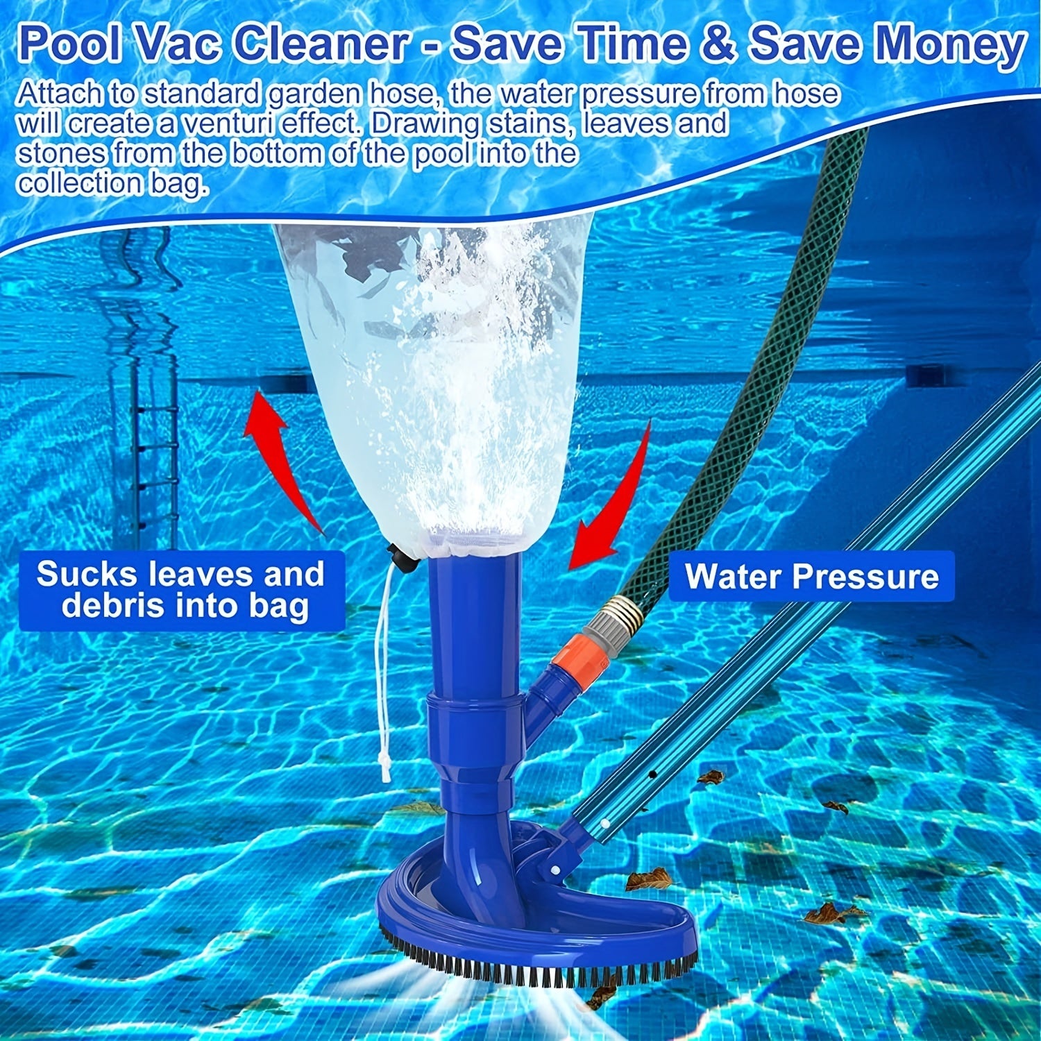 Crescent Nozzle Suction Pool Head Swimming Pool Jet Sewage Suction Head