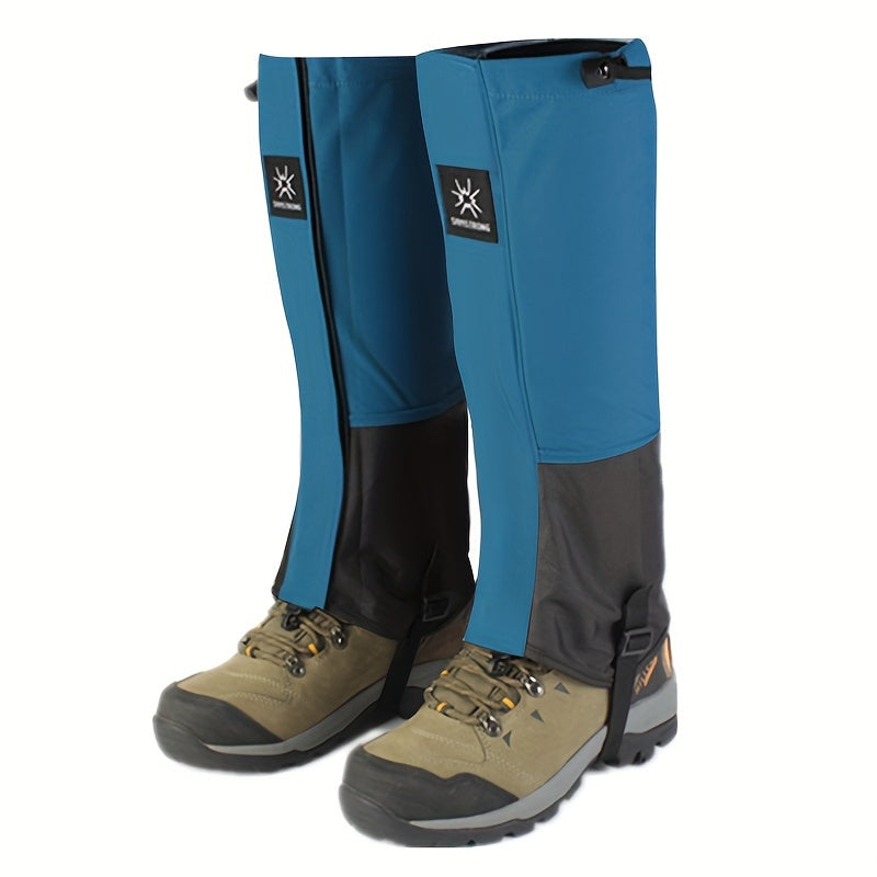 2PCS Waterproof Leg Gaiters for Hiking Walking Camping Climbing