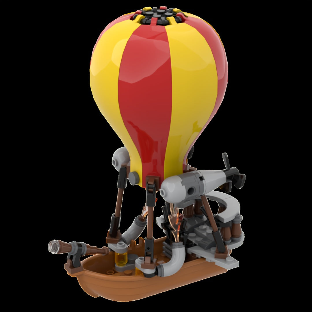 Hot Air Balloon Spaceship Building Blocks Toy 112pcs