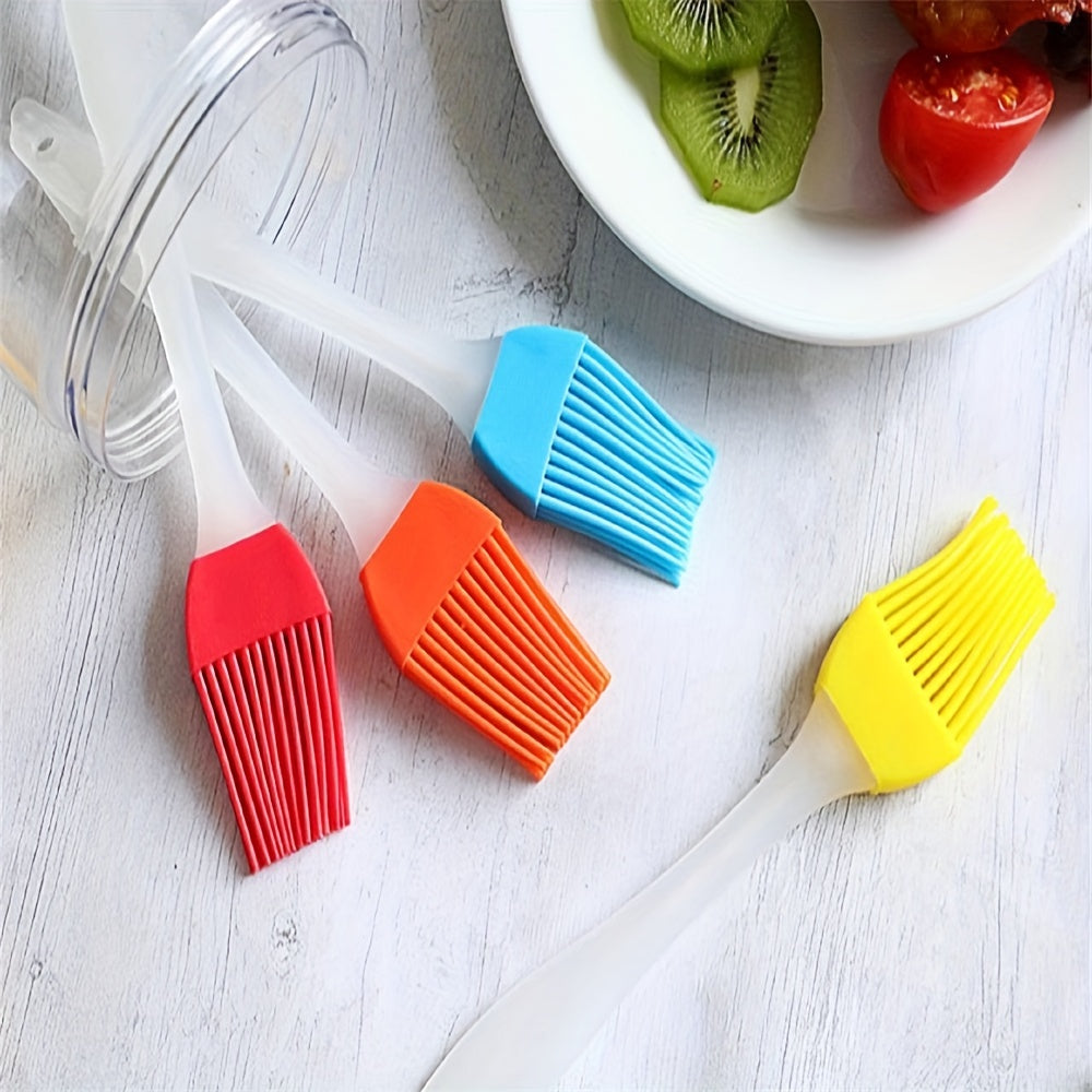 4pcs Silicone Brushes Heat Resistant BBQ Tool Kitchen Gadgets
