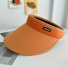 Candy Elastic Visor Hat Sunscreen Travel Beach Hats