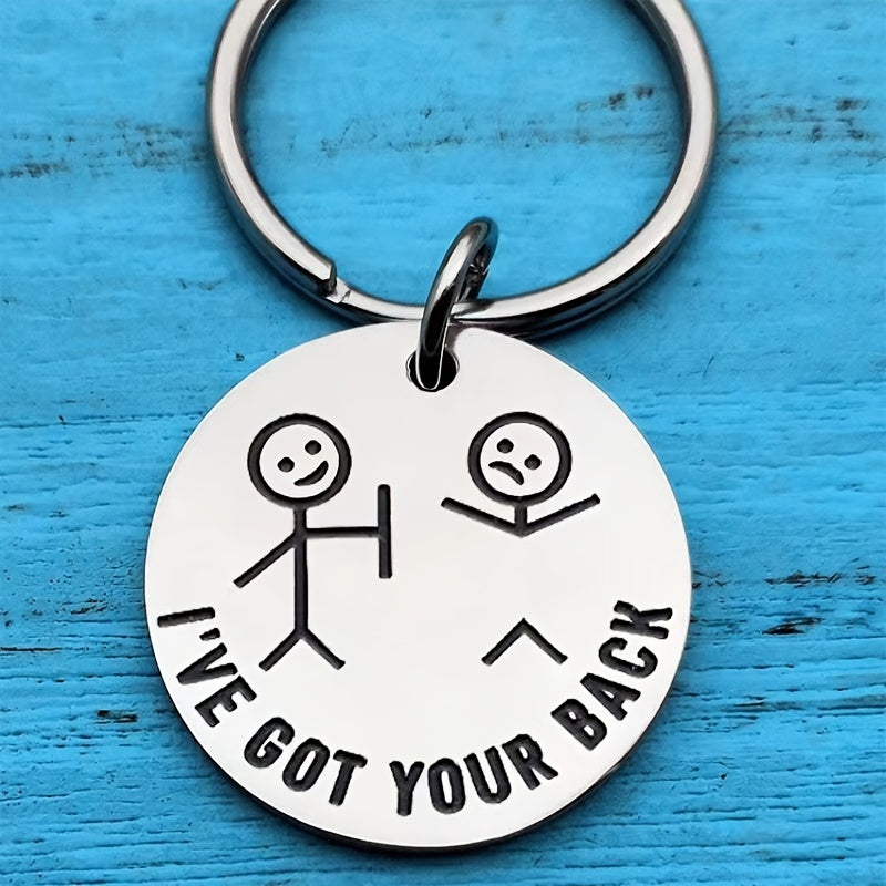 Keychain Stainless Steel Funny Gift Keychain Graduation Christmas Gift Jewelry
