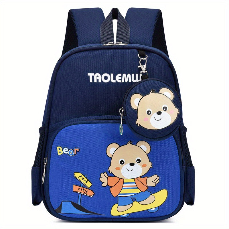 Kids Rabbit Bear Kindergarten Schoolbag Backpack Coin Purse