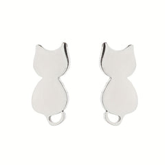 Stainless Steel Animal Stud Trinkets Earrings
