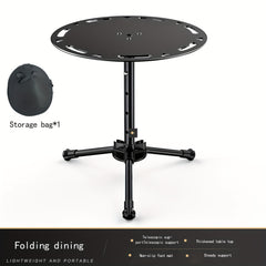 Aluminum Table Retractable Foldable Portable Adjustable Tripod Table