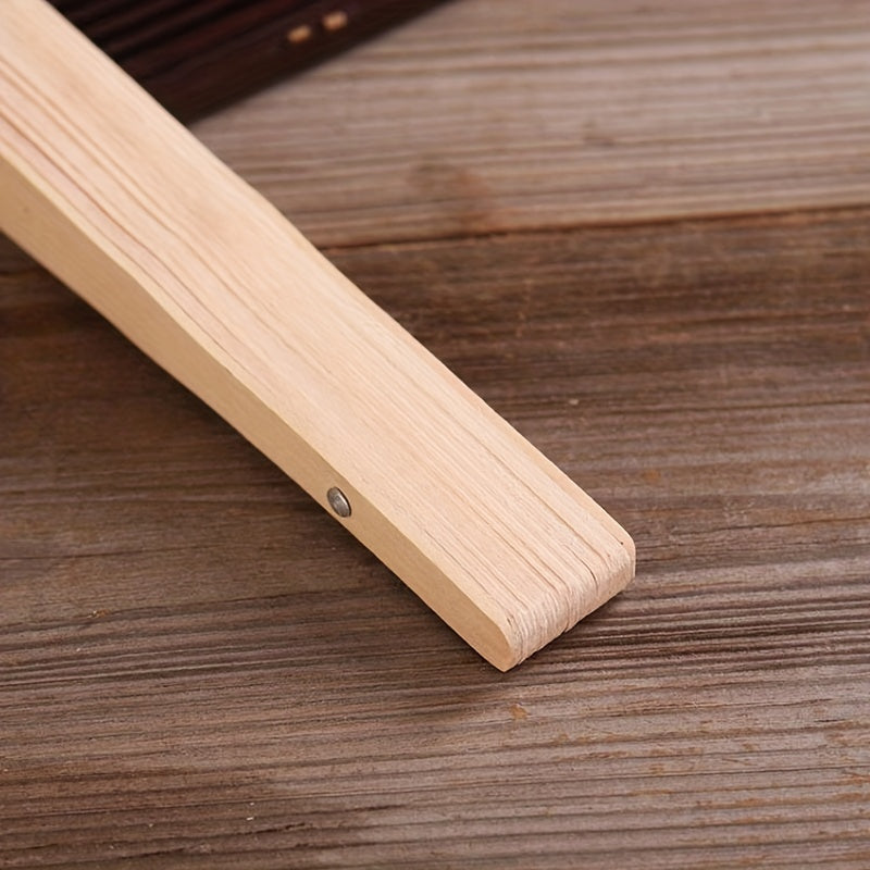 Wooden Fan Classic Ancient Style Carry Hollow Full Wood Accessories