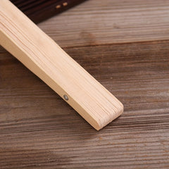 Wooden Fan Classic Ancient Style Carry Hollow Full Wood Accessories