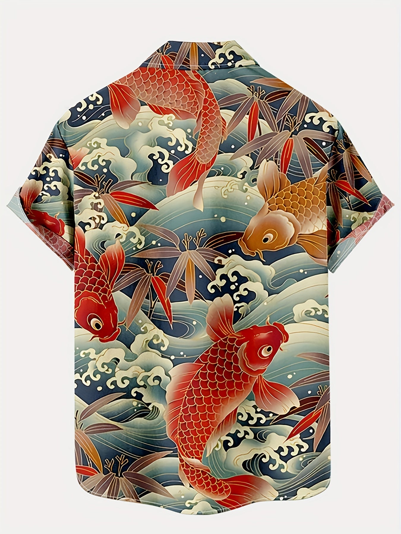 Men's Casual Short Sleeve Shirt for Summer Vacation Resort