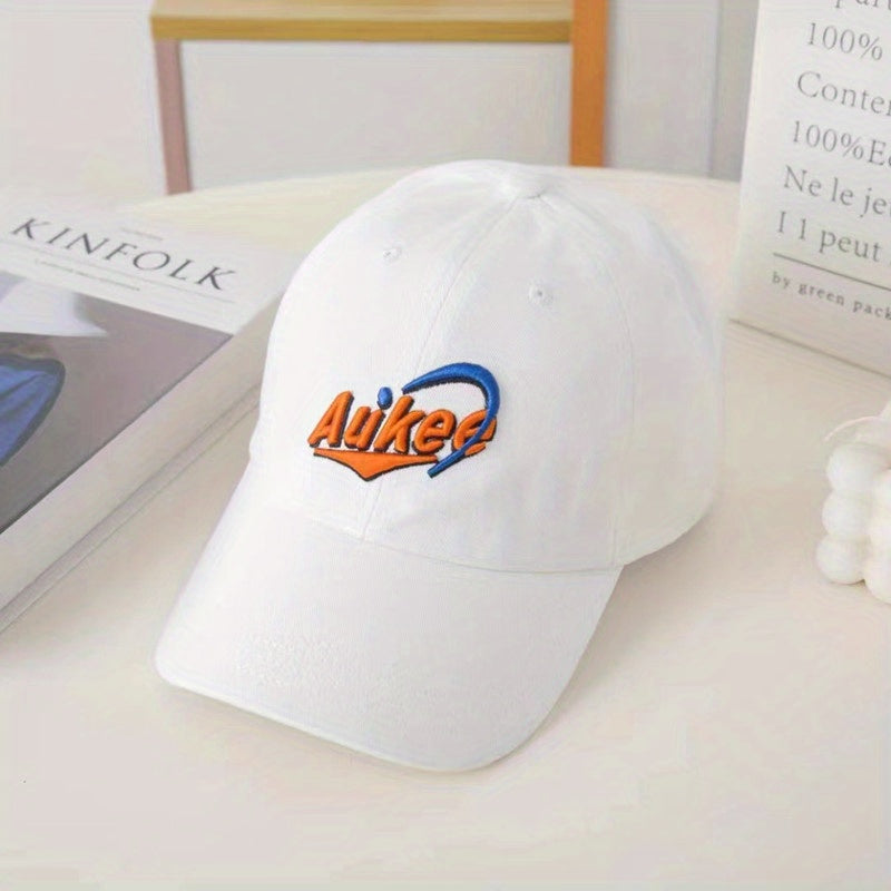 Letter Embroidery Baseball Cap and Peaked Cap
