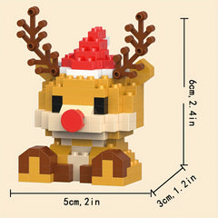 Christmas Characters Building Blocks Toys Set