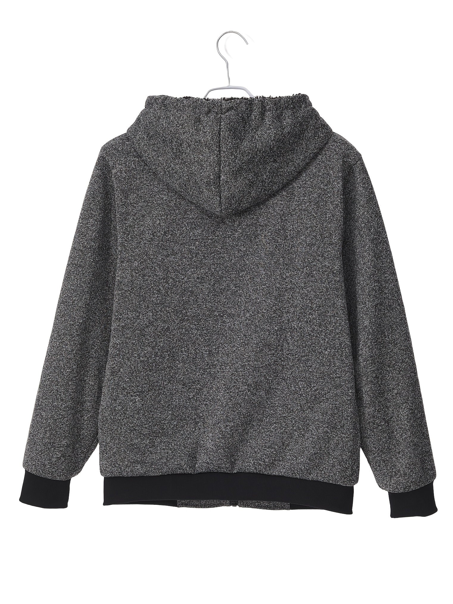 Men's Winter Zip Up Hoodie Fleece Sweatshirt Warm Coats
