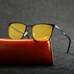 Men's Classic Polarized Sunglasses UV400 Full Frame Metal Sunglasses
