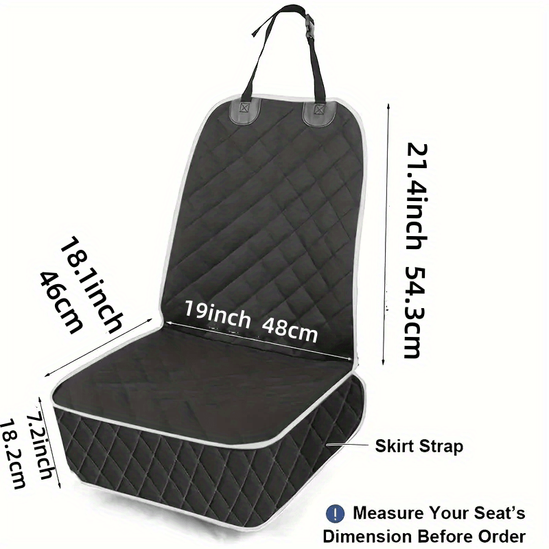 GM Car Front Seat Cover Waterproof Anti Slip Anti Wear Dog Seat Cover