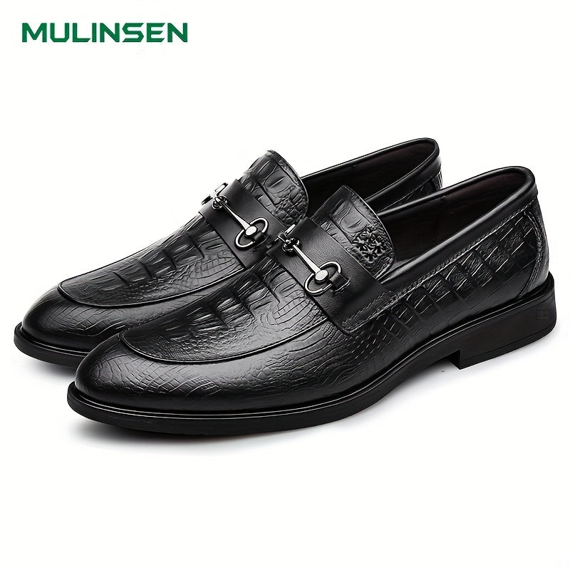Men's Leather Loafer Shoes Non-slip Slip On Shoes