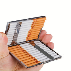 20pcs Stainless Steel Cigarette Box Anti-pressure Storage Box