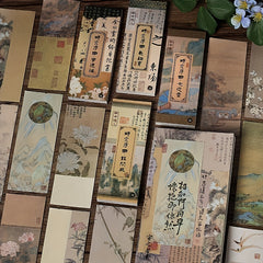 40 Chinese Style Famous Paintings Sticky Notes
