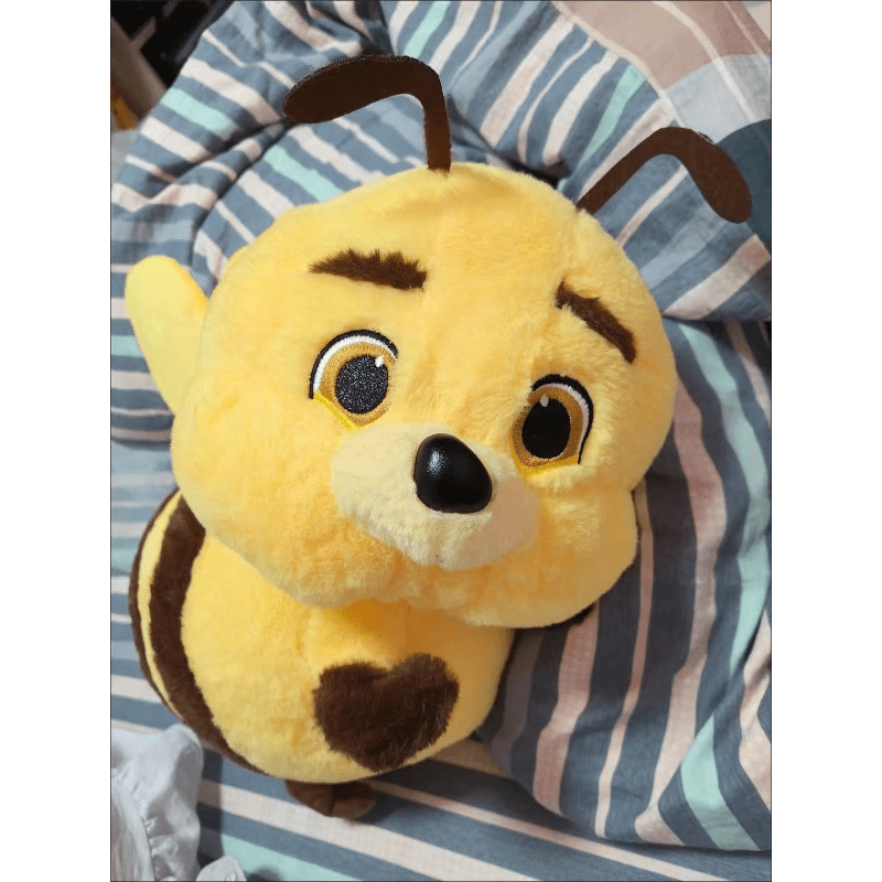 Bee Plush Toy Yellow Stuffed Animal Decoration Cozy Home Plush Toy