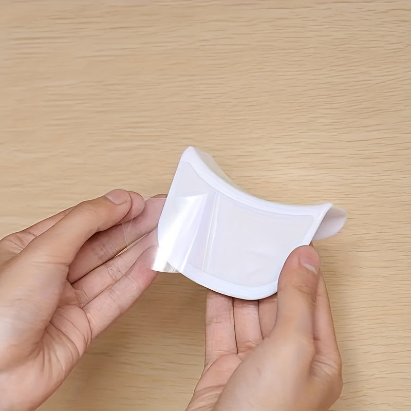 Plastic Halter Headphone Hook Curved Adhesive Holder