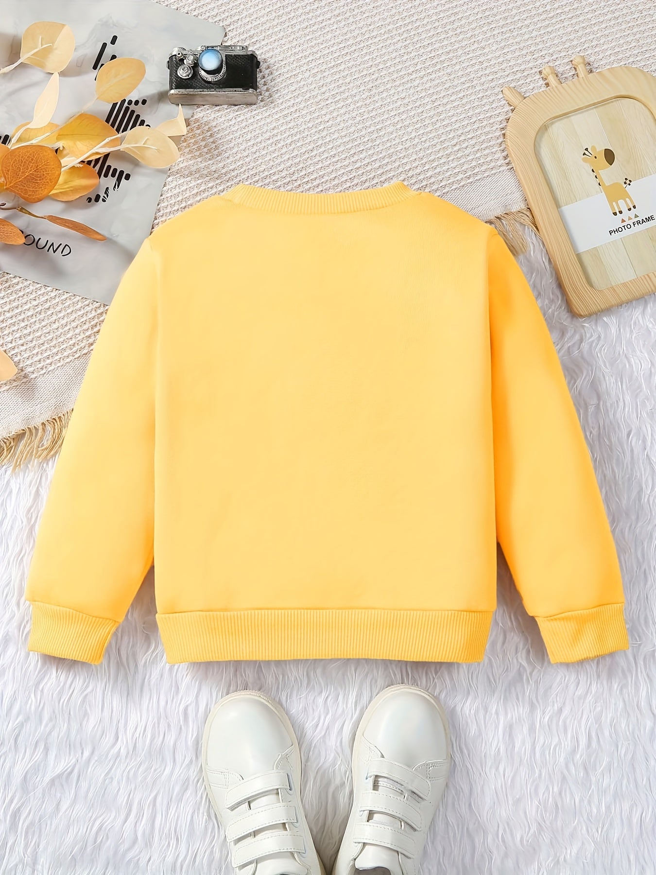 Floral Bicycle Graphic Sweatshirt For Girls Comfy Round Neck Pullover Tops