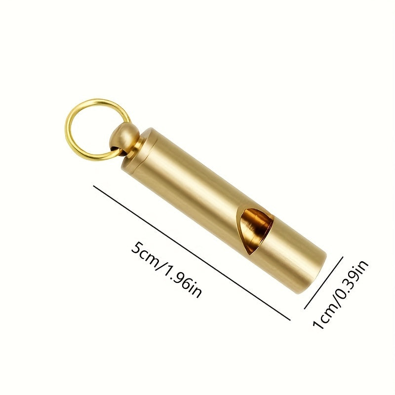 Portable Metal Survival Whistle Key Chain