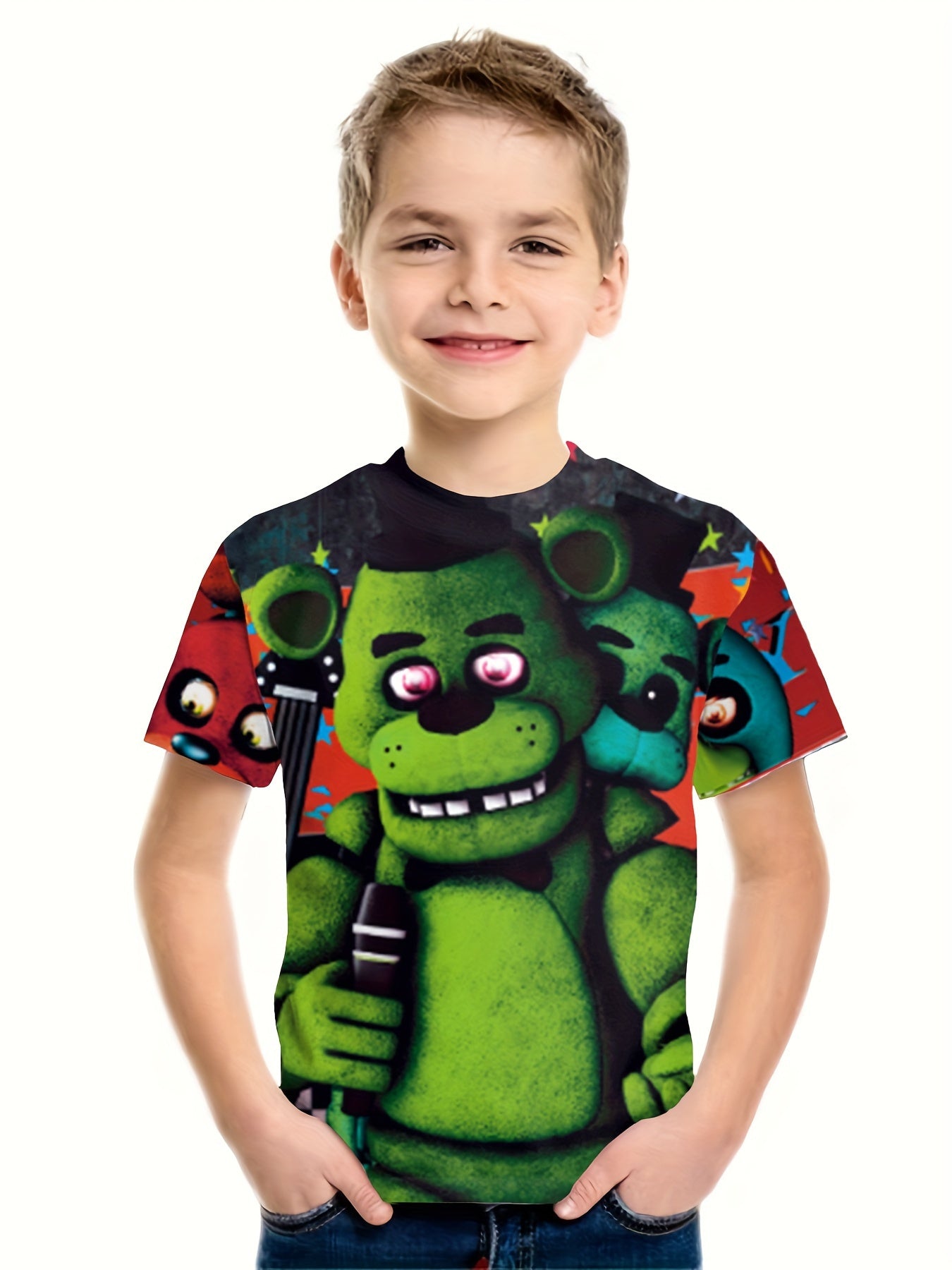 Teddy Bear T Shirt for Kids Boys
