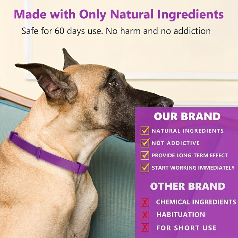 Calming Collar for Cats & Dogs Anxiety Relief Adjustable Stress Reduction