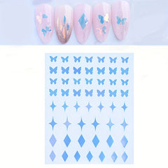 Butterfly Nail Art Stickers 3D Self Adhesive Nail Art Decals