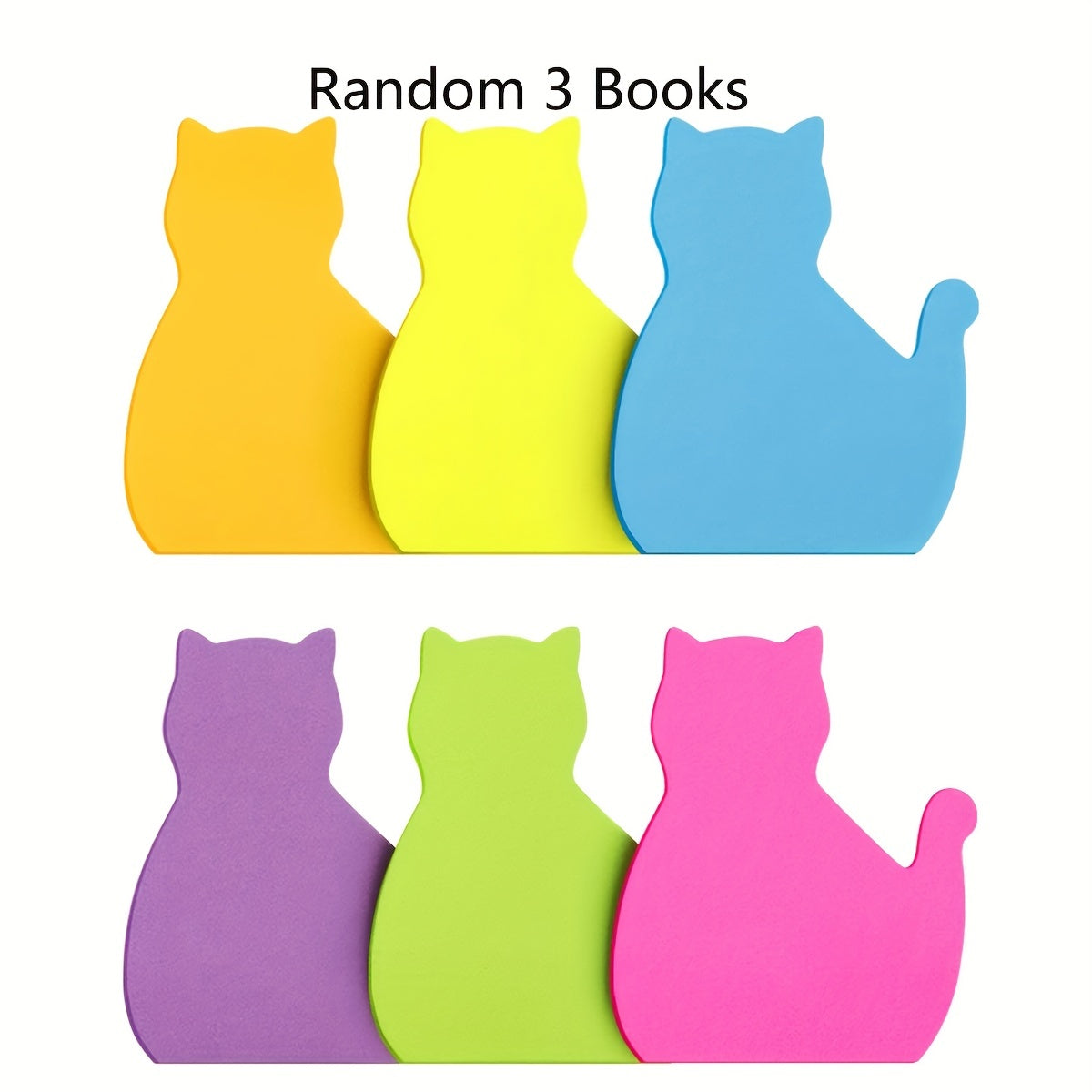90 Sheets Cute Cartoon Cat Sticky Notes