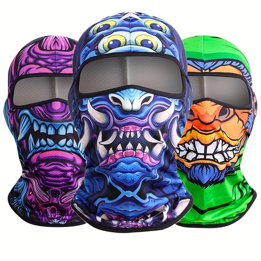 Quick Drying Skull Mask Balaclava Hat For Cycling Men