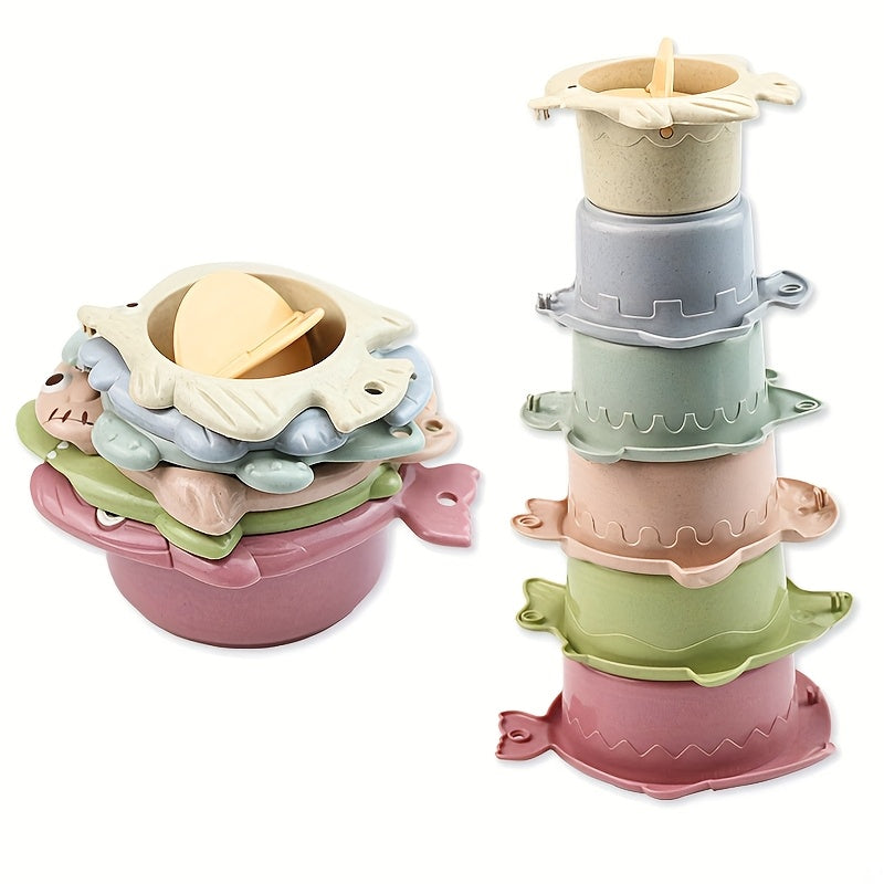 Stacking Fish Toys for Infants and Toddlers - Bathing Fun!