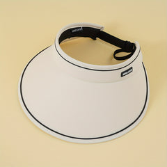Wide Brim Visor Hat Solid Outdoor Sunscreen Sun Hats Breathable UV Protection
