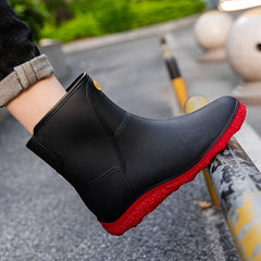 Men's Waterproof Wear-resistant Rain Boots for Outdoor Working Fishing