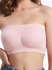 Strapless Bandeau Bra Soft & Comfy Stretch Everyday Bra Women's Lingerie
