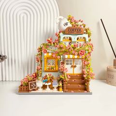 1000 pcs Coffee Shop Building Blocks - Ideal Gift for Graduation Season