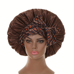 Satin Bonnet Wide Headband Hair Bonnet Night Cap