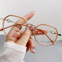 Light Blocking Glasses Clear Lens Anti Eyestrain Computer Glasses