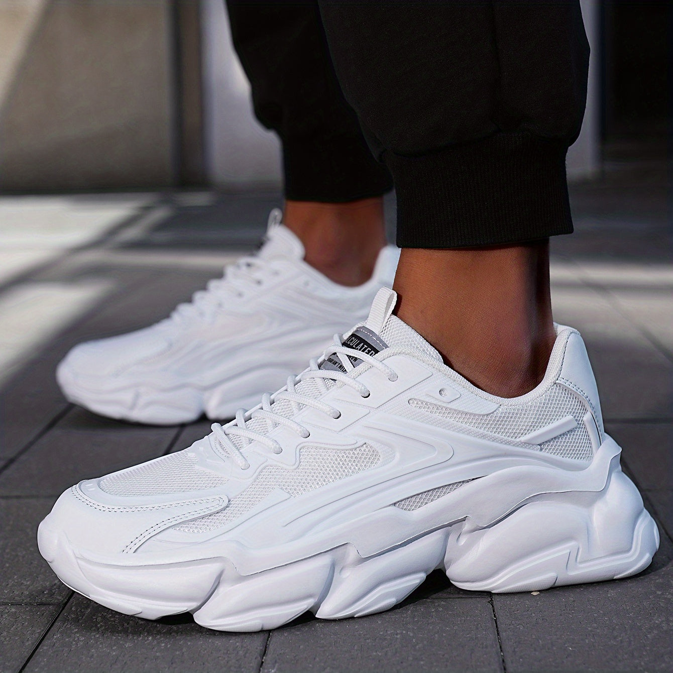 Men's Mesh Chunky Sneaker Wear-resistant Casual Shoes