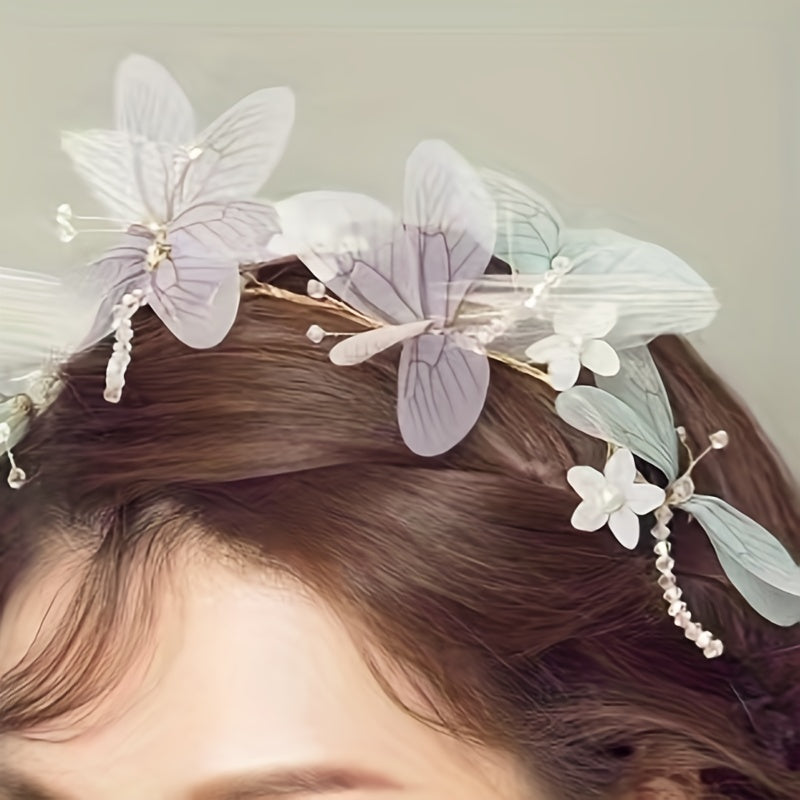 Butterfly Headpiece Headband Party Cosplay Hair Accessories For Women