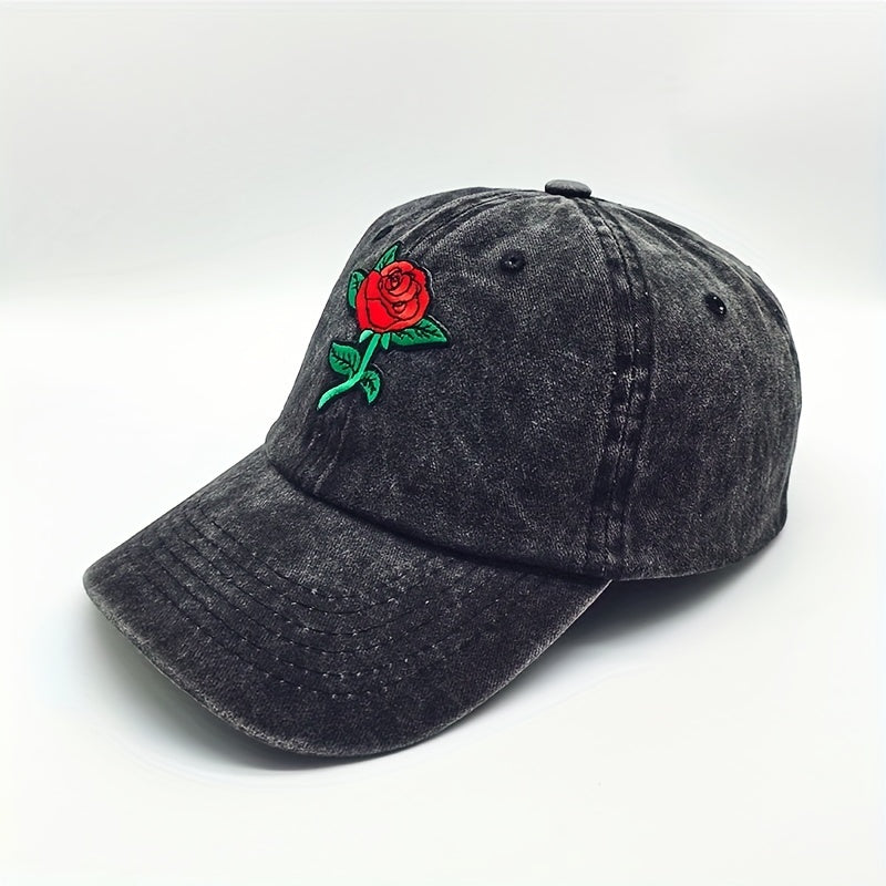 Vintage Patched Embroidered Baseball Cap for Men Women