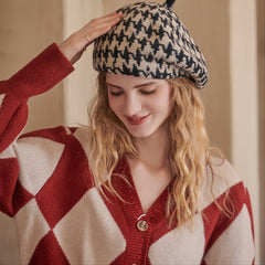 Multicolor Beret Casual Autumn Winter Painter Hat