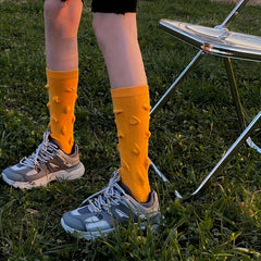 3D Hedgehog Socks Comfy & Funny Mid Tube Socks Women's Stockings