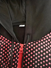 Men's Contrast Hooded Jacket Zip Coat Autumn Winter