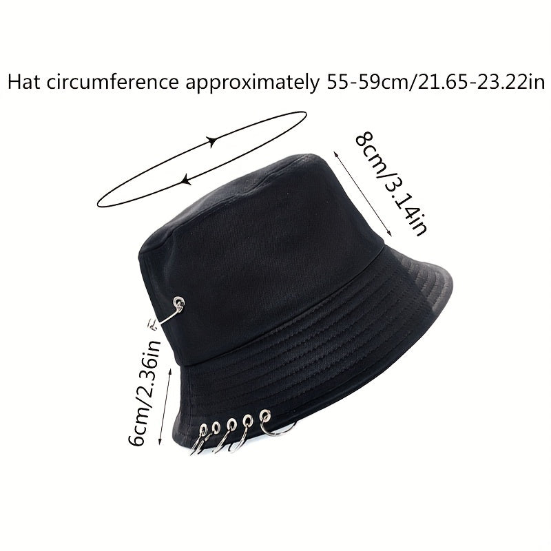 Chaoren Street Couple Bucket Hat Sunscreen Sunshade Basin Hat