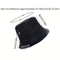 Chaoren Street Couple Bucket Hat Sunscreen Sunshade Basin Hat
