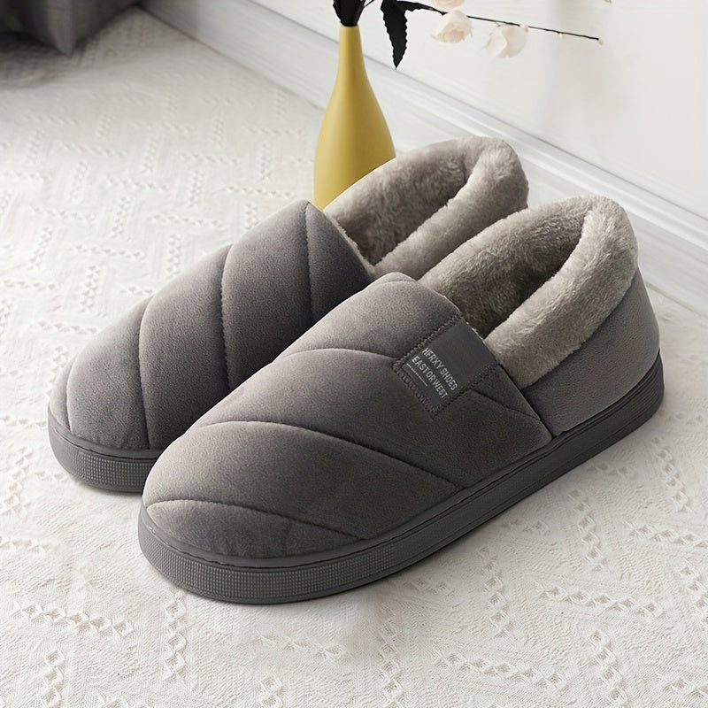 Men's Warm House Shoes Non slip Home Shoes Winter