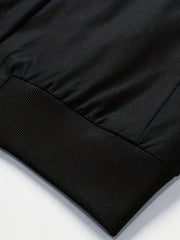 Men's Classic Windbreaker Jacket Stand Collar Coat