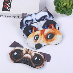 3D Animal Sleep Mask Cat Dog Eye Mask For Men And Women